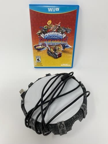 Nintendo Wii U Skylanders Superchargers Game & Case w/ Portal Of Power