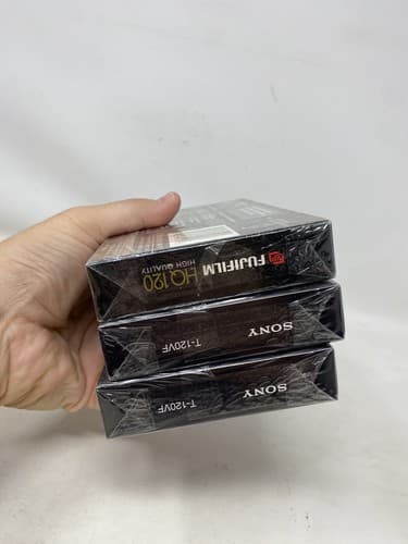 Lot of 3 Sony Fujifilm Blank VHS Tape T120VF Premium Grade VHS Video 6hrs NEW — photo 4