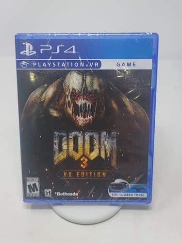 Doom 3: VR Edition (PS4, 2021) BRAND NEW SEALED PLAYSTATION VR