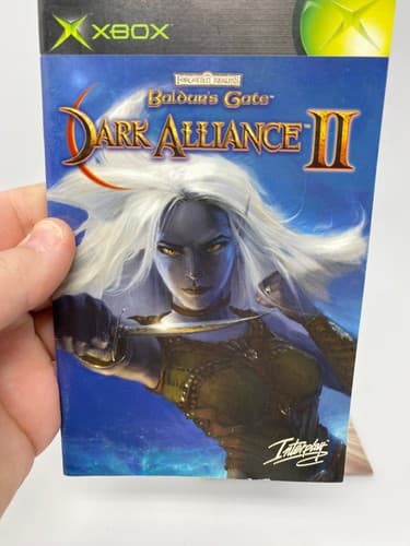 Baldurs Gate Dark Alliance I & II XBOX Manuals Only No Games — photo 2