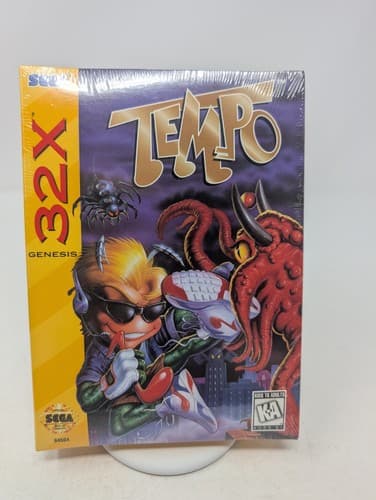 Sega 32X Tempo Brand New Sealed - Very Nice - Rare