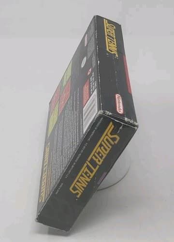 Super Tennis (Super Nintendo Entertainment System, 1991) With Box - No Manual — photo 5