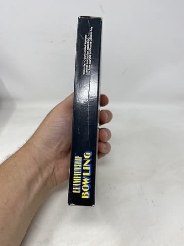 Championship Bowling Game NES Nintendo w/Rare Poster, Manual, Inserts Etc. — photo 3