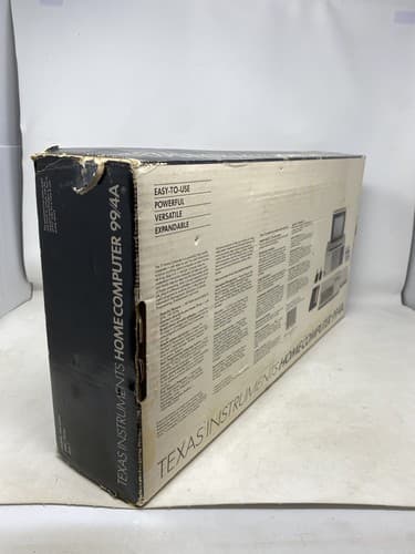 NEW Vtg Texas Instruments TI-99/4A Home Computer BAGGED IN ORIGINAL BOX ** NOS — photo 4