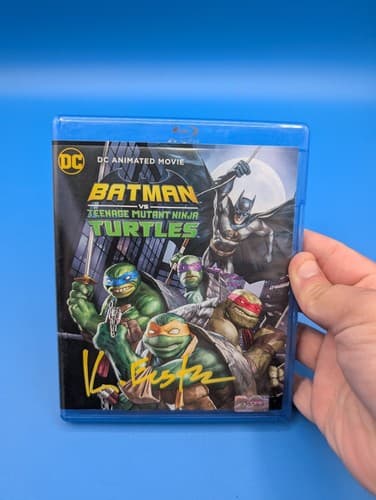 Batman vs. Teenage Mutant Ninja Turtles Blu-ray Signed By Kevin Eastman L