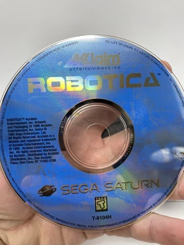 Robotica (Sega Saturn, 1995) CIB Complete w/ Manual — photo 9