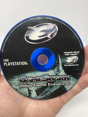 GameShark Video Game Enhancer DISC ONLY PlayStation 1 PS1 2000 TESTED Ships Fast