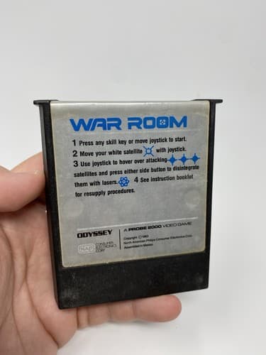 ColecoVision War Room Video Game Cartridge Only Authentic