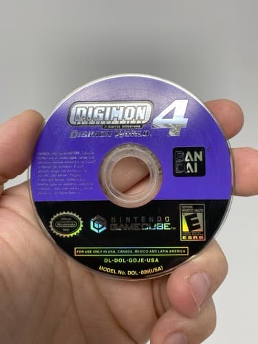 Digimon World 4 (Nintendo GameCube, 2005) Disc Only For Parts Not Working — photo 2