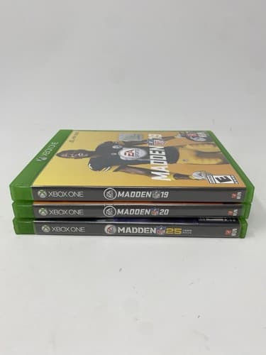 Xbox One Madden NFL 2019 2020 2025 19 20 25 Lot Of 3 Video Games