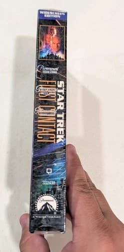 STAR TREK FIRST CONTACT WIDESCREEN VHS Sealed w/ Lenticular Cover Paramount 1997 — photo 4