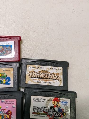 Lot Of 5 Nintendo GBA Japanese Game Carts - Tested - Super Mario Advance, Mario — photo 6