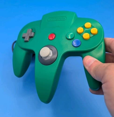 Nintendo 64 N64 Green Controller Tested Authentic Hall Effect Stick OEM — photo 3