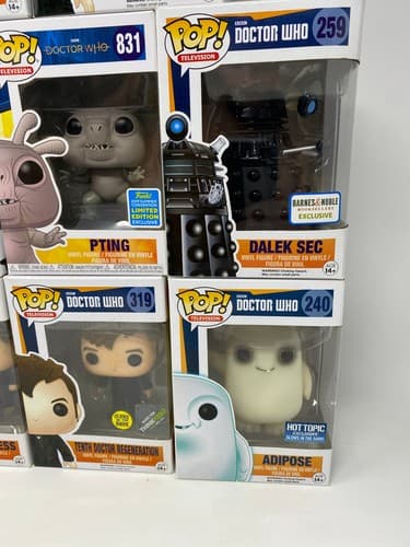 Funko Pop! Doctor Who Vinyl Figures Lot of 8 - Fourth Doctor Rory Adipose Pting — photo 4