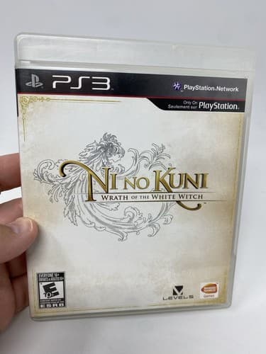 Ni No Kuni Warth of White Witch (PlayStation 3, PS3) Complete w/Manual Tested