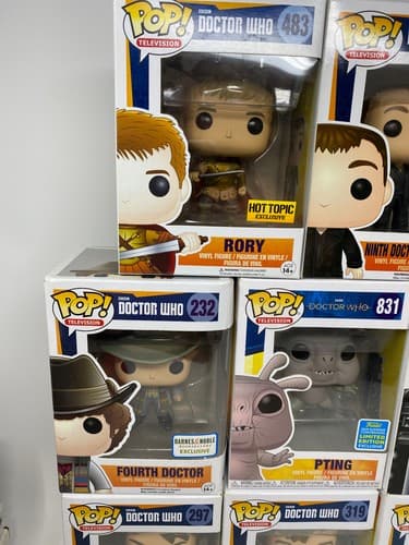 Funko Pop! Doctor Who Vinyl Figures Lot of 8 - Fourth Doctor Rory Adipose Pting — photo 2