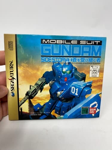 Mobile Suit Gundam Side Story II 2 T-13311G ver Sega Saturn Japan +obi US Seller