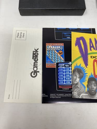 Jeopardy Nintendo NES Complete in Box CIB w/ Reg Card Inserts Ships Fast — photo 8