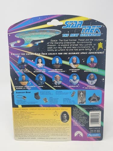 STAR TREK NEXT GENERATION DEANNA TROI Figure Signed MARINA SIRTIS Playmates 1992 — photo 3