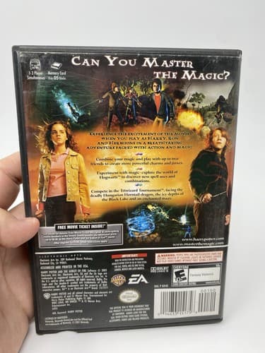 Harry Potter and the Goblet of Fire (Nintendo GameCube) CIB Tested Movie ticket — photo 2