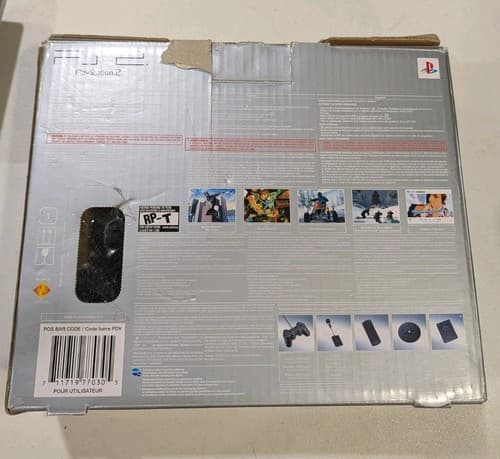 Sony PlayStation 2 PS2 Slim Empty Retail Box Only - SILVER - No Console — photo 4