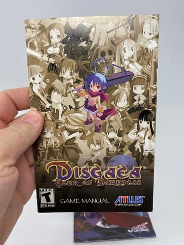 Disgaea Hour Of Darkness & Cursed Memories Lot 2 PS2 Game Manuals Only No Game — photo 2