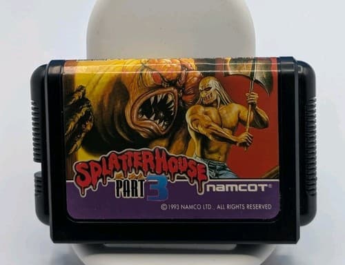 Splatter House Part3 Mega Drive MD Namco Used Japan Boxed Tested No Manual  — photo 4
