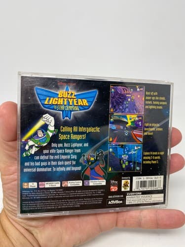 Buzz Lightyear of Star Command (Sony PlayStation 1, 2000) Disc w/ case — photo 4