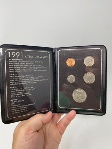 1991 - Coin Set THAT VERY SPECIAL YEAR World Events, Sports, Songs & Movies — photo 8