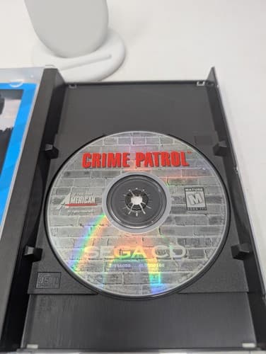 Crime Patrol (Sega CD, 1994) Complete CIB With Registration Card, Foam — photo 6