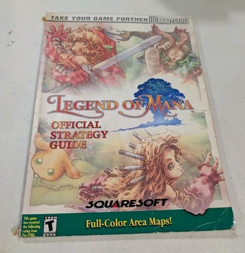 BradyGames Strategy Guide Legend of Mana Official Squaresoft