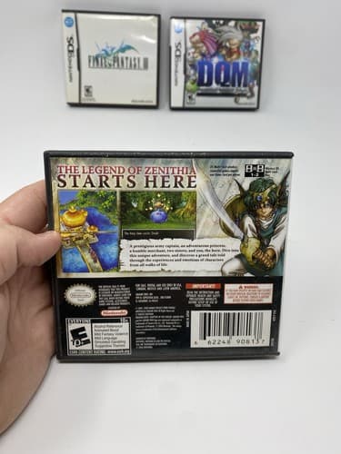 Nintendo DS Lot 5 CASES ONLY No Games Dragon Quest IX IV Final Fantasy III IV — photo 9