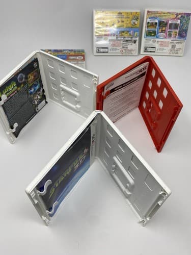 Nintendo 3DS Lot 9 Cases ONLY Mario Donkey Kong Kirby Star Fox Luigi Puzzle — photo 4