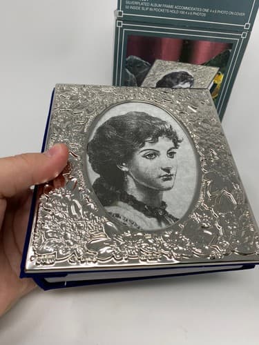 International Silver Company Photo Album Books Holds 100 4x6 Photos New In Box — photo 8
