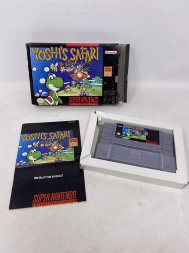 Yoshi's Safari (Super Nintendo Entertainment System, 1993) - Complete In Box!!! — photo 7