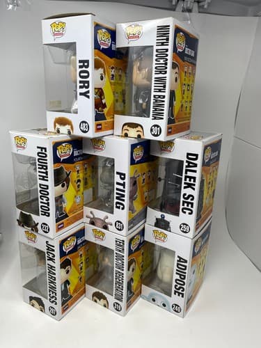 Funko Pop! Doctor Who Vinyl Figures Lot of 8 - Fourth Doctor Rory Adipose Pting — photo 8
