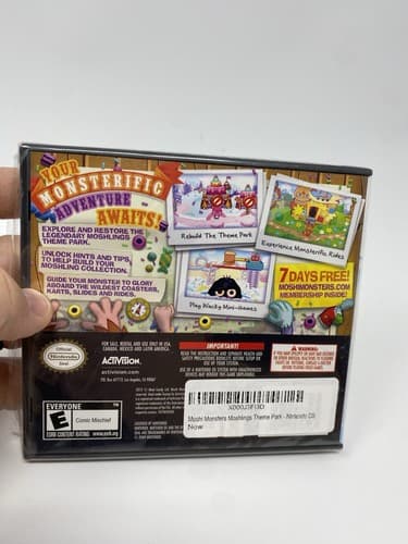 Moshi Monsters: Moshlings Theme Park (Nintendo DS 2012) Brand New Factory Sealed — photo 9