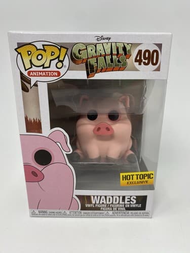 Funko Pop WADDLES Figure MIB Gravity Falls #490 Hot Topic Exclusive Disney