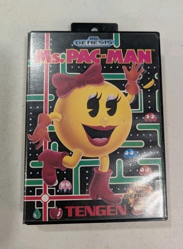 Ms Pac-Man (Sega Genesis) Authentic, Complete, Tested/Works