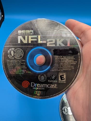 Lot of 2 NFL Dreamcast Games - NFL 2k1 2k2 Disc Only Tested — photo 2