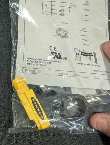 BANNER QS18VP6XLPQ8 Photoelectric Sensor QS18VP6XLPQ8 New Lot Of 2 — photo 3