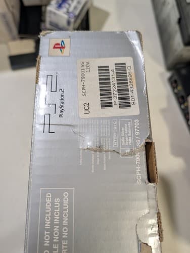 Sony PlayStation 2 PS2 Slim Empty Retail Box Only - SILVER - No Console — photo 3