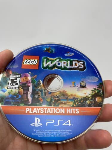 LEGO Worlds - Sony PlayStation 4 PS4 Disc Only No Case or Manual Tested — photo 3