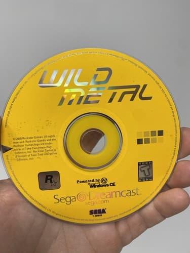 Wild Metal (Sega Dreamcast, 2000) Loose Disc Only Tested
