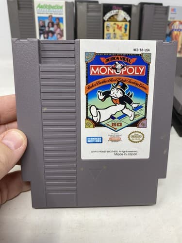 Lot Of 6 Nintendo NES Carts Wheel Of Fortune Jeopardy Monopoly Cali Ships Fast — photo 5