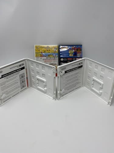 Nintendo 3/DS Lot 6 CASES ONLY Mario Bros Party Hoops Donkey Kong Toad Puzzle — photo 3