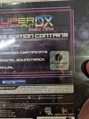 Playstation PS Vita Super Destronaut DX Intruders Limited Edition /1000 — photo 4