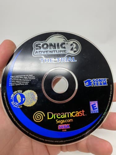 Sonic Adventure 2- The Trial Sega Dreamcast, 2000 Demo Sampler Game Disc Only — photo 2