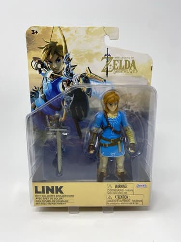 4" LINK + Soldier's Broadsword The Legend of Zelda Jakks Pacific New Sealed