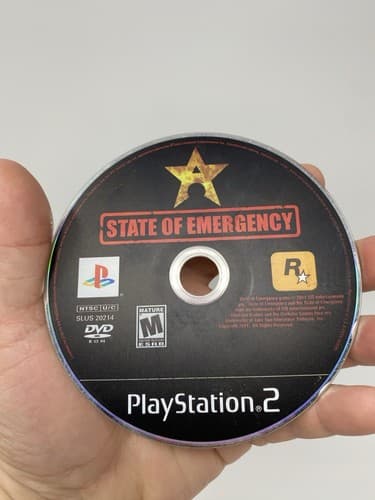 State Of Emergency Sony Playstation 2 Tested Authentic Disc Only — photo 3